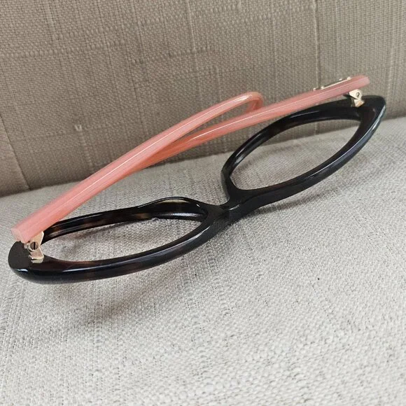 Kate Spade Women Eyeglasses Angelique Dark Havana/Pink Cat Eye Frame only - Picture 7 of 16